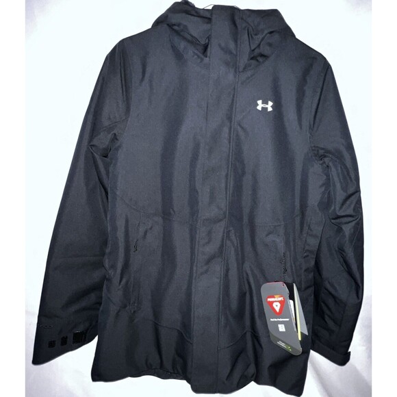 Under Armour Storm Proof Primaloft Black Ski Snowboard Jacket Women’s Small - Picture 1 of 16